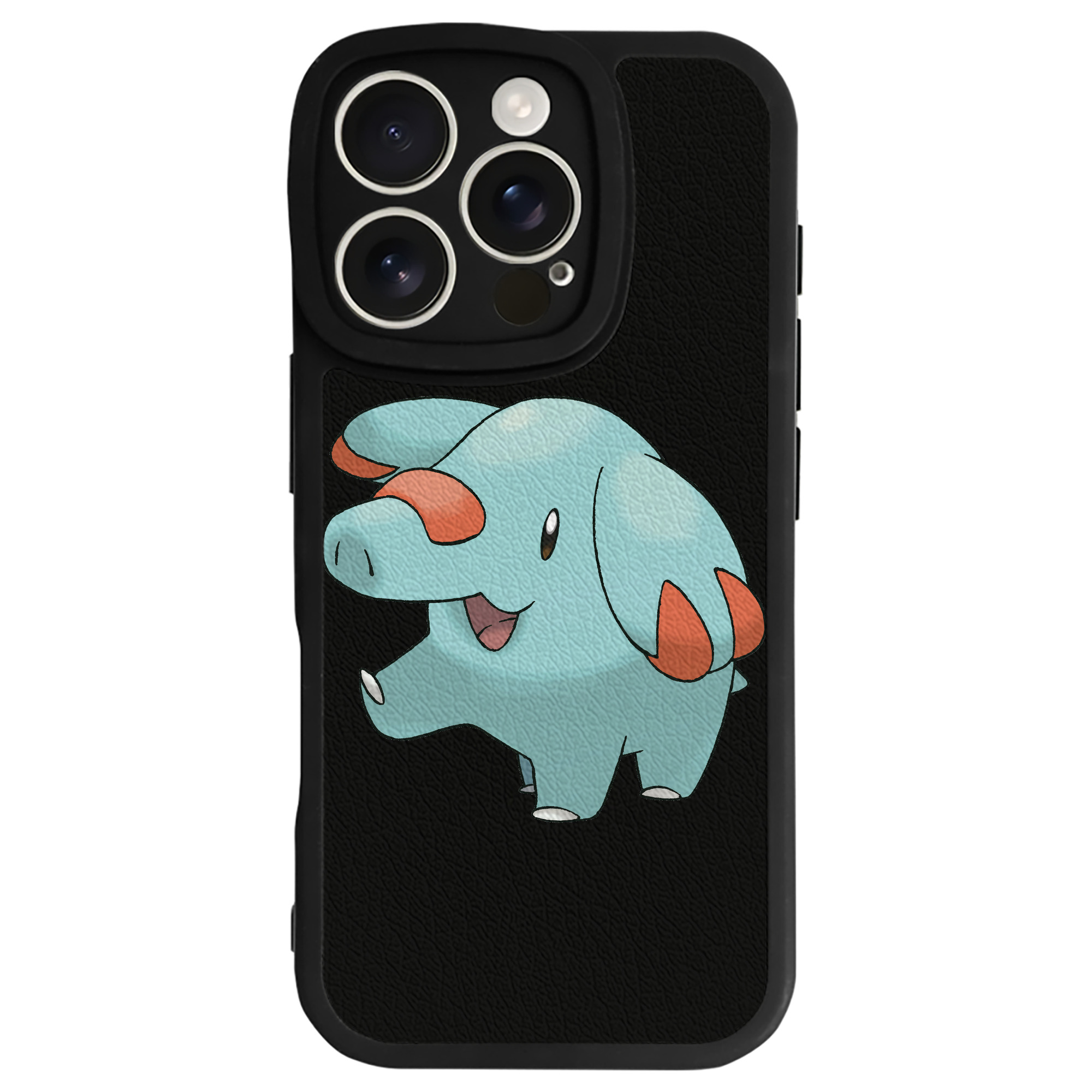 （画像用） ポケットモンスター Pokémon 【iPhone 16シリーズ対応】シリコンスマホケース（レザー調） 材質：シリコン